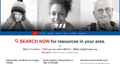 Desktop Screenshot of 211maine.org
